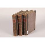 James Grant; British Battles; three leather bound volumes