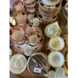 Royal Worcester English Garden porcelain six person part teaset; together with other decorative