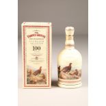 The famous grouse finest scotch whisky Highland decanter, to commemorate 100 years with carton,