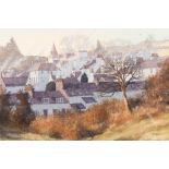 Frank Colclough Framed watercolour, signed 'New Galloway' 52cm x 72cm
