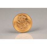 Gold sovereign dated 1967, 8g