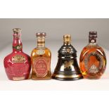 Four various Whisky including Cardhu Single Malt, 70cl 40% Vol, Royal Salute Chivas 21 years old