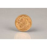 Gold half sovereign, dated 1914, 4g