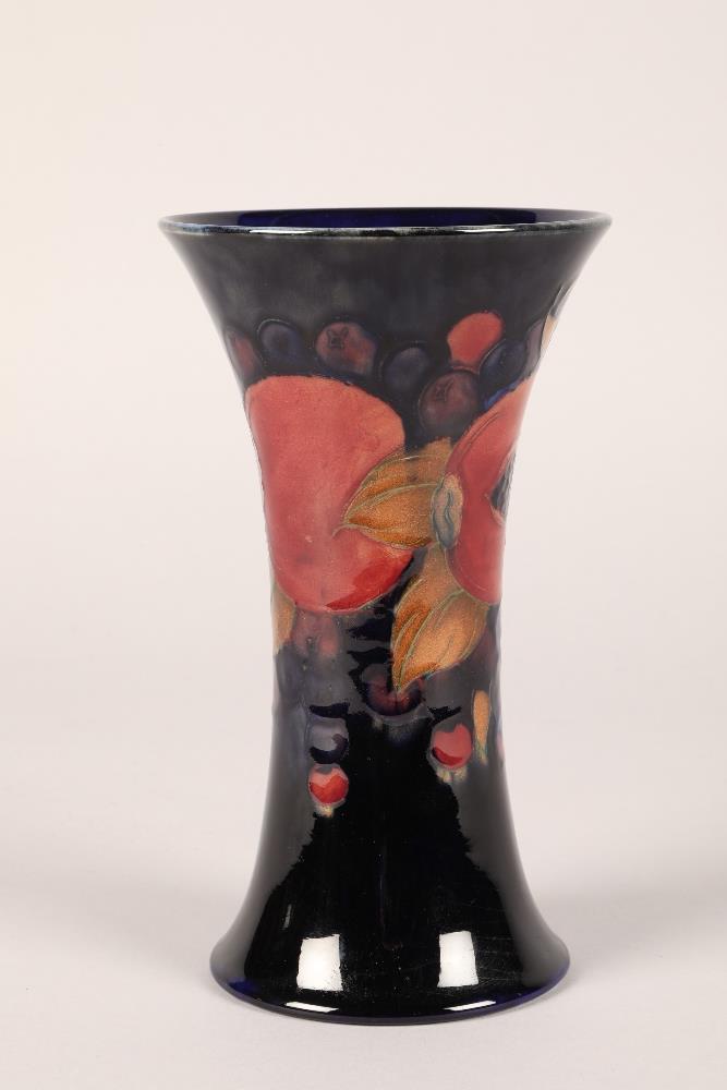 Moorcroft pottery vase, of tapered form, with the pomegranate design, signed in blue to the base, - Image 2 of 6