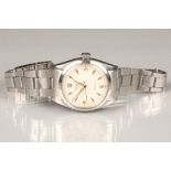 1950s gents Rolex Oyster precision stainless steel wrist watch 34mm, having 3-6-9 dial with
