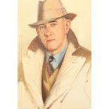 Thomas Bonar Lyon (Scottish 1873-1955) Framed oil on canvas, signed 'Portrait of the late Robert W