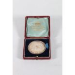 Sterling silver Edinburgh School Board medal, Awarded to Ellen Whitson Warrender Park School,