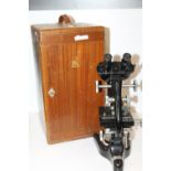 Watson of London Bactil Binocular microscope, serial number 121148, in fitted carrying case with