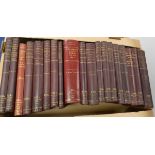 BRITISH RECORD SOCIETY.  Index Library. 52 various vols. Maroon cloth, varying cond. Ex lib.