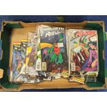 Box of DC Robin comics.