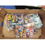 Box of Marvel Cable comics.