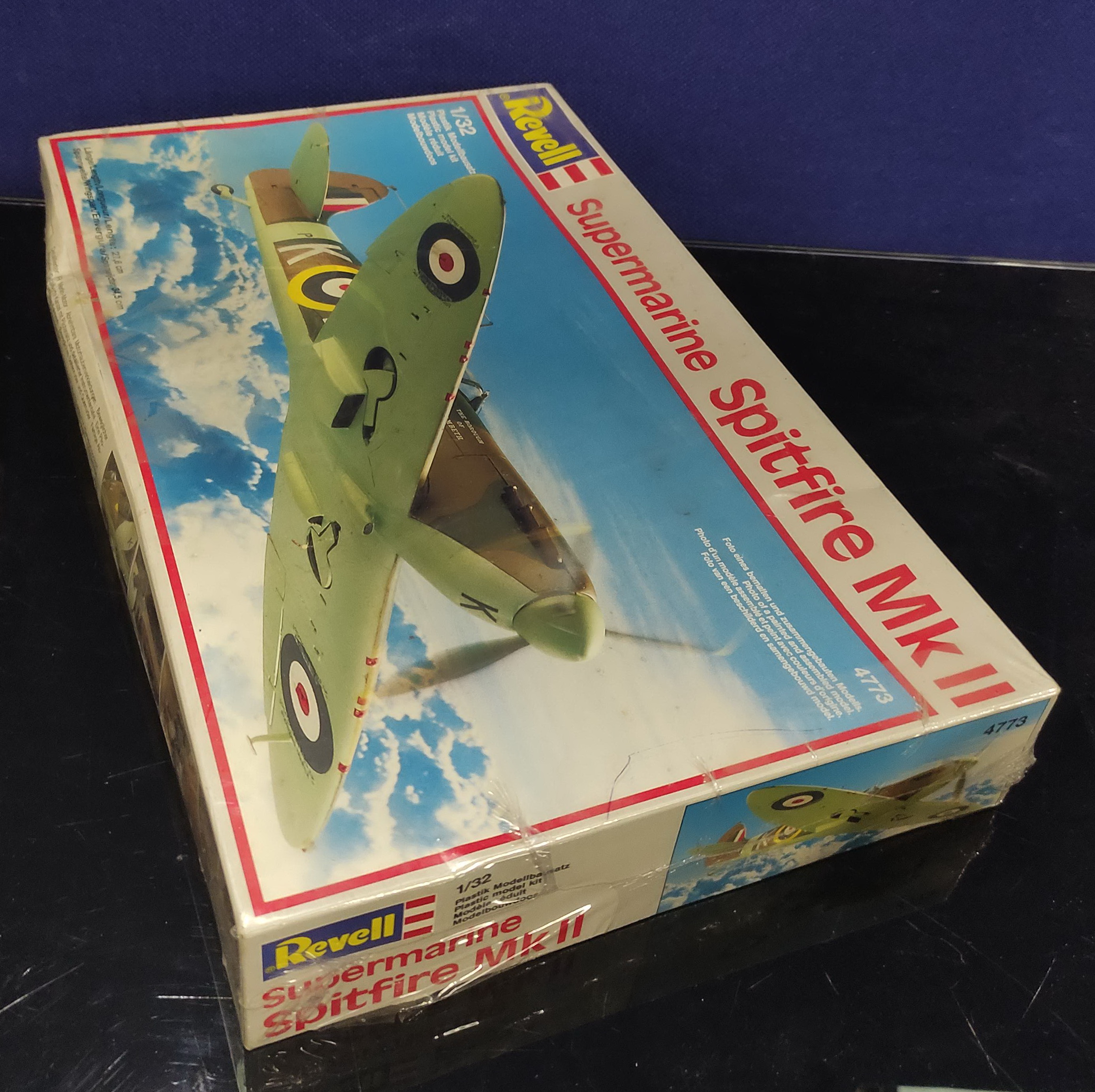 Group of boxed model vehicles including Revell Goodyear Blimp, Revell; Supermarine Spitfire MKII, - Image 2 of 4