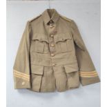 WW1 British- Officer's wool tunic belonging to Major William Macalister Hall of the 11th Argyl and