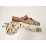 Early 20th Century Argyll and Sutherland Highlanders officer's belt and webbing with silver and