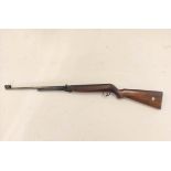 Webley & Scott MK III .22 Calibre air rifle with locking lever and ring sight.