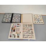 Three well filled collector's postage stamp albums containing issues from New Zealand to include