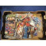 Box of DC Justice League America (JLA) comics.