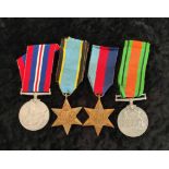 WW2 British medal group comprising of an Air Crew Europe Star complete with ribbon, 1939-1945