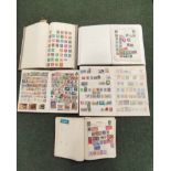 Five well filled albums of World & Commonwealth postage stamps to include issues from USA, Great