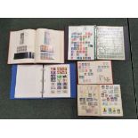 Five well filled collector's folders containing Great Britain & Regional postage stamp albums