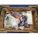 Box of Marvel Doom Patrol comics.