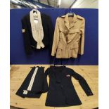 Three dress uniforms to include a Royal Corp of Transport Sergeants dress tunic, a Royal Navy