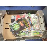 Box of mixed comics including Planet Of The Apes, Green Lantern, etc.