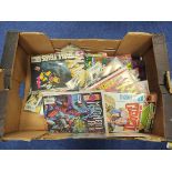 Box of mixed comics including X-Men, Magneto, Cyclops and Phoenix.