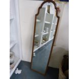 Cheval-style wall mirror.