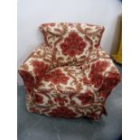 Edwardian upholstered chair.