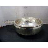 Sterling silver tasting bowl.