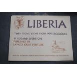 Collection of unframed facsimile prints, 'Liberia - Twenty one Views from Watercolours by Roland