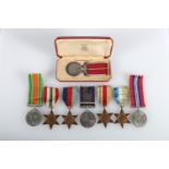 Medals of Chief Petty Officer Archibald Filson of the Royal Naval Volunteer Reserve comprising a