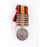 Medals of 4375 Private W Christie of the Cameron Highlanders an Anglo- Boer war 1899-1902 Queen's