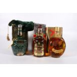 Three bottles of blended Scotch whisky to include HAIG'S DIMPLE 26 2/3 Fl Ozs boxed, CHIVAS REGAL 12