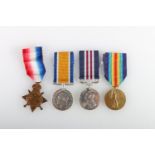 Medals of 2993 Private A L Westwood of the 9th Battalion Royal Scots comprising George V Military