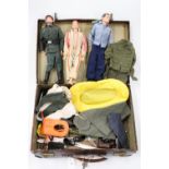 Action Man and GI Joe interest, an action figure by Palitoy Hasbro dated 1964 to the reverse in Nazi