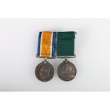 Medals of 308 J F Campbell Chief Petty Officer of the Royal Naval Volunteer Reserve comprising a WWI