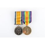 Medals of Second Lieutenant R P M Stewart comprising a WWI war medal and a WWI victory medal [2-