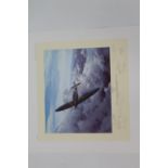 SIMON WILLIAM ATACK (b1957), Into The Blue, print, pencil signed limited edition 31/500, published