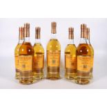 Seven bottles of GLENMORANGIE The Original 10 year old Highland single malt Scotch whisky 40%