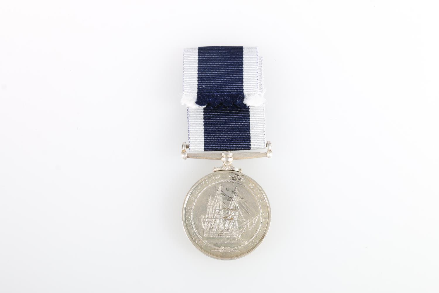 Medal of K937550 Mechanician 1st Class H G Thain of the Royal Navy comprising Elizabeth II (DEI - Image 2 of 2