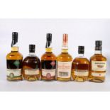 Six bottles of single malt Scotch whisky to include THE GLENTURRET 10 year old 70cl 40% abv., THE