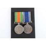 Medals of Police Inspector William R Allison comprising a George VI Police long service and good