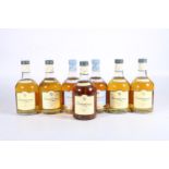 Seven bottles of DALWHINNIE single malt Scotch whisky to include five bottles of 15 year old 70cl