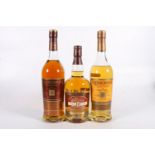 Three bottles of single malt Scotch whisky to include GLENMORANGIE Lasanta 70cl 46% abv.,