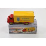Dinky Supertoys diecast 923 Big Bedford Van with Heinz Beans decal, red cab with yellow back and
