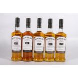 BOWMORE 12 year old Islay single malt Scotch whisky 70cl 40% abv. and four bottles of BOWMORE No1