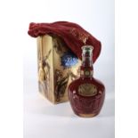 ROYAL SALUTE 21 year old blended Scotch whisky, in a ruby-coloured ceramic decanter, 70cl, 40%