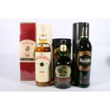 Four bottles of single malt Scotch whisky to include BRUICHLADDICH 10 year old 70cl 40% abv.